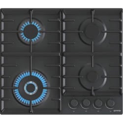 Gorenje GW642AB plaque Noir Intégré 60 cm Gaz 4 zone(s)