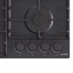 Gorenje GW642AB plaque Noir Intégré 60 cm Gaz 4 zone(s) - Vue supplémentaire 8