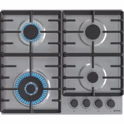 Gorenje GW642ABX plaque Acier inoxydable Intégré 60 cm Gaz 4 zone(s)