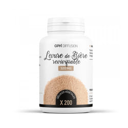 GPH Diffusion Levure DE Biere Revivifiable 200 Gelules