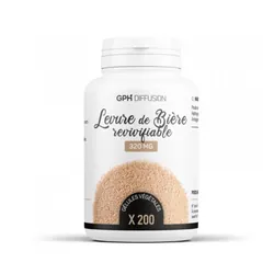 GPH Diffusion Levure DE Biere Revivifiable 200 Gelules