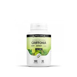 GPH Diffusion Orgaliane Griffonia Simlicifolia Extrait 5 HTP 180 Gelules