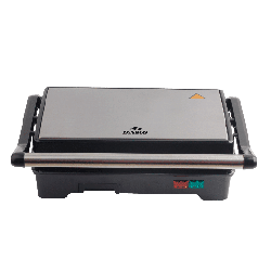 Grill panini en acier inoxydable Ouverture à 90° et 180° DAIKO PN-2104DK