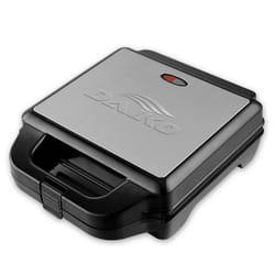 Grill panini en acier inoxydable Revêtement antiadhésif en granite