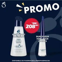 Herome PACK Dissolvant Soignant + Durcisseur FORT POUR Ongles