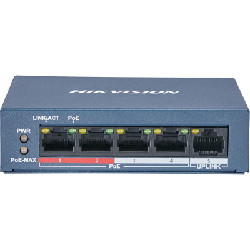 Hikvision Digital Technology DS-3E0105P-E/M(B) commutateur vidéo
