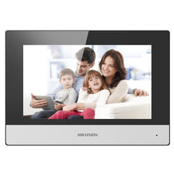 Hikvision DS-KH6320-TE1 système vidéophone 17,8 cm (7") Noir, Gris