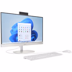 HP 24-cr0016nk Intel® Core™ i5 i5-1235U 60,5 cm (23.8") 1920 x 1080 pixels Écran tactile PC All-in-One 16 Go DDR4-SDRAM 1 To SSD Windows 11 Home in S mode Wi-Fi 6 (802.11ax) Blanc - Vue supplémentaire 2