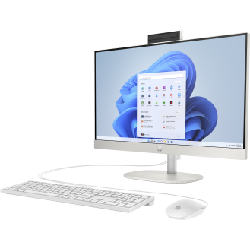 HP 24-cr0016nk Intel® Core™ i5 i5-1235U 60,5 cm (23.8") 1920 x 1080 pixels Écran tactile PC All-in-One 16 Go DDR4-SDRAM 1 To SSD Windows 11 Home in S mode Wi-Fi 6 (802.11ax) Blanc