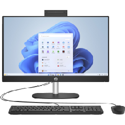 HP 24-cr0025nk Intel® Core™ i7 i7-1355U 60,5 cm (23.8") 1920 x 1080 pixels Écran tactile PC All-in-One 16 Go DDR4-SDRAM 1 To SSD Windows 11 Home in S mode Wi-Fi 6 (802.11ax) Noir