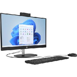 HP 24-cr0025nk Intel® Core™ i7 i7-1355U 60,5 cm (23.8") 1920 x 1080 pixels Écran tactile PC All-in-One 16 Go DDR4-SDRAM 1 To SSD Windows 11 Home in S mode Wi-Fi 6 (802.11ax) Noir