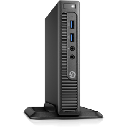 HP 260 G2 i3-6100U mini PC Intel® Core™ i3 de 6e génération 4 Go 500 Go HDD DOS gratuit Noir