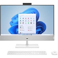 HP 27-ca2025nk Intel® Core™ i5 i5-13400T 68,6 cm (27") 1920 x 1080 pixels Écran tactile PC All-in-One 8 Go DDR4-SDRAM 512 Go SSD NVIDIA GeForce RTX 3050 Windows 11 Home Wi-Fi 5 (802.11ac) Blanc