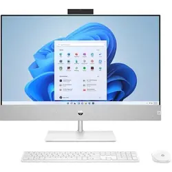 HP 27-ca2025nk Intel® Core™ i5 i5-13400T 68,6 cm (27") 1920 x 1080 pixels Écran tactile PC All-in-One 8 Go DDR4-SDRAM 512 Go SSD NVIDIA GeForce RTX 3050 Windows 11 Home Wi-Fi 5 (802.11ac) Blanc