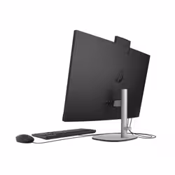 HP 27-cr2015nk AI PC Intel Core Ultra 7 255U 68,6 cm (27") 1920 x 1080 pixels Écran tactile PC All-in-One 16 Go DDR5-SDRAM 1 To SSD Windows 11 Home in S mode Wi-Fi 6 (802.11ax) Noir - Vue supplémentaire 4