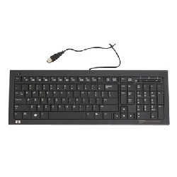 HP 539130-171 clavier USB Arabe Noir