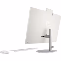 HP All-in-One Desktop AI 24-cr2025nk PC Intel Core Ultra 5 225U 60,5 cm (23.8") 1920 x 1080 pixels Écran tactile PC All-in-One 8 Go DDR5-SDRAM 512 Go SSD Windows 11 Home Wi-Fi 6 (802.11ax) AI PC Blanc - Vue supplémentaire 3
