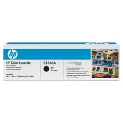 HP Color LaserJet CB540A Black Print Cartridge Cartouche de toner Original Noir