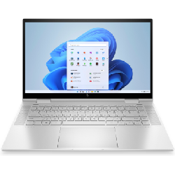 HP ENVY x360 15-ew0002nk Hybride (2-en-1) 39,6 cm (15.6") Écran tactile Full HD Intel® Core™ i5 i5-1240P 16 Go DDR4-SDRAM 512 Go SSD Wi-Fi 6E (802.11ax) Windows 11 Home Argent
