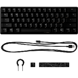 HP HyperX Alloy Origins 60 clavier USB QWERTY Anglais américain Noir