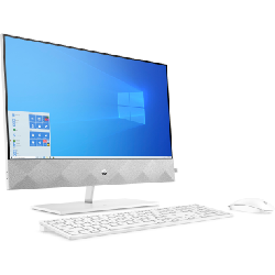 HP Pavilion 24-k1000nk 23.8" Écran tactile 16 Go 128 Go SSD NVIDIA GeForce MX350 Windows 10 Home Blanc