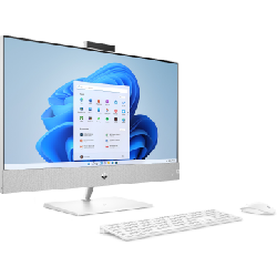 HP Pavilion 27-ca1001nk 27" Écran tactile 8 Go 1256 Go HDD+SSD NVIDIA® GeForce® GTX 1650 Windows 11 Home Blanc