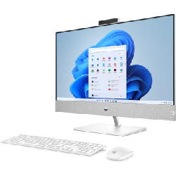 HP Pavilion 27-ca1001nk 27" Écran tactile 8 Go 1256 Go HDD+SSD NVIDIA® GeForce® GTX 1650 Windows 11 Home Blanc