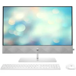 HP Pavilion 27-d1002n 27" Écran tactile 16 Go 1128 Go HDD+SSD NVIDIA GeForce MX350 Windows 11 Home Blanc