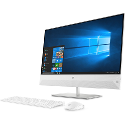 HP Pavilion 27-xa0000nk 27" 8 Go 1000 Go HDD NVIDIA® GeForce® MX130 Windows 10 Home Blanc