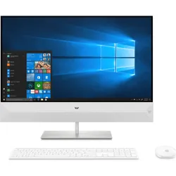 HP Pavilion 27-xa0008nk i7-8700T 27" 8 Go 1 To HDD NVIDIA® GeForce® MX130 Windows 10 Home Blanc