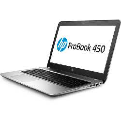 HP ProBook 450 G4 i5-7200U 15.6" HD 4 Go 500 Go HDD DOS gratuit Noir, Gris
