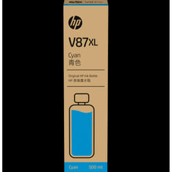 HP V87XL Cyan 500ml - Bouteille d encre HP d origine