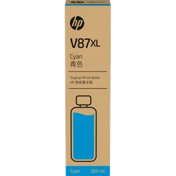 HP V87XL Cyan 500ml - Bouteille d encre HP d origine