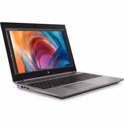 HP ZBook 15 G6 Intel® Core™ i9 i9-9880H Station de travail mobile 39,6 cm (15.6") Full HD 32 Go DDR4-SDRAM 1 To SSD NVIDIA Quadro T2000 Wi-Fi 6 (802.11ax) Windows 10 Pro Argent - Vue supplémentaire 3