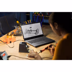 HP ZBook Fury 15 G7 i7-10750H Station de travail mobile 39,6 cm (15.6") Full HD Intel® Core™ i7 16 Go DDR4-SDRAM 512 Go SSD NVIDIA Quadro T1000 Wi-Fi 6 (802.11ax) Windows 10 Pro Argent - Vue supplémentaire 8