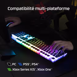 HyperX Alliage origins 60 - Clavier mécanique de jeu - Rouge HX (disposition des États-Unis) - Vue supplémentaire 12