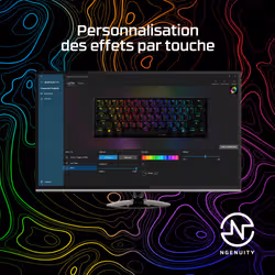 HyperX Alliage origins 60 - Clavier mécanique de jeu - Rouge HX (disposition des États-Unis) - Vue supplémentaire 7