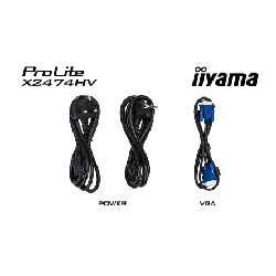 iiyama ProLite X2474HV-B1 écran plat de PC 23.6" Full HD LED Noir