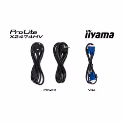 iiyama ProLite X2474HV-B1 écran plat de PC 23.6" Full HD LED Noir - Vue supplémentaire 2
