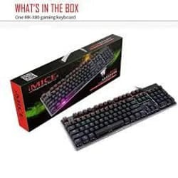 IMICE MK-X80 - Clavier Gamer Mécanique Métal Rétro-éclairage RGB