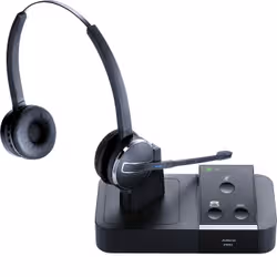 Jabra PRO 9450 Duo EMEA Casque Sans fil Arceau Bureau/Centre d'appels Noir - Vue supplémentaire 2