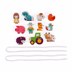 JANOD Stringable Farm-Themed Beads (wood) 1 pièce(s) - Vue supplémentaire 3
