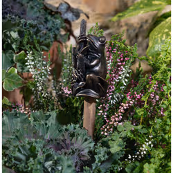 Jardinopia Cane Companions Frosch statue et figurine décorative Cuivre Polyrésine - Vue supplémentaire 6