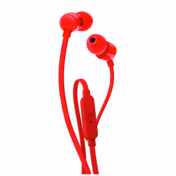 JBL T110 Casque Avec fil Ecouteurs Appels/Musique Rouge - Vue supplémentaire 3