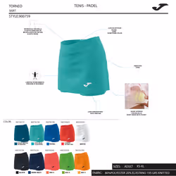 Joma Sport 900759.727-XL jupe de sport - Vue supplémentaire 8