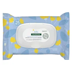Klorane BEBE Lingettes Nettoyantes POUR LE Change Boite DE 25