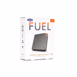 LaCie Fuel 1TB disque dur externe Wifi 1 To Gris, Orange - Vue supplémentaire 7