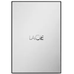 LaCie STHY2000800 disque dur externe 2 To Noir, Argent