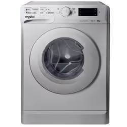 Lave Linge Whirlpool Hublot, 6 kg, 1000 Tours/min, 6ème sens, Silver, WMTA 6101 S NA