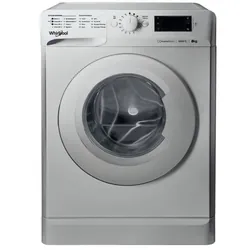 Lave Linge Whirlpool Hublot, 6 kg, 1000 Tours/min, 6ème sens, Silver, WMTA 6101 S NA